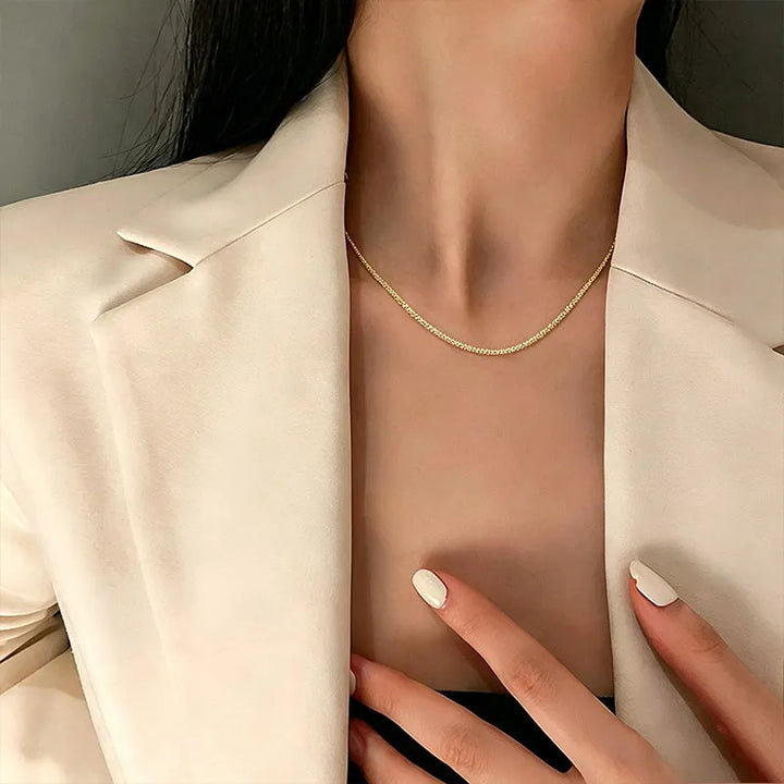 Shimmering Chain Necklace