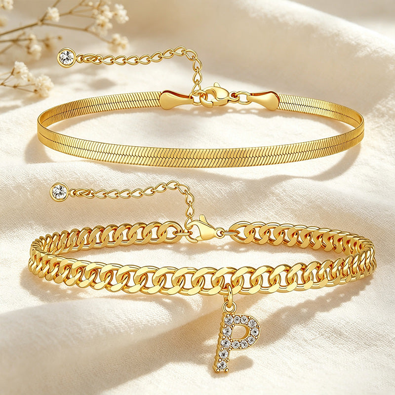 Double-layer initial anklet