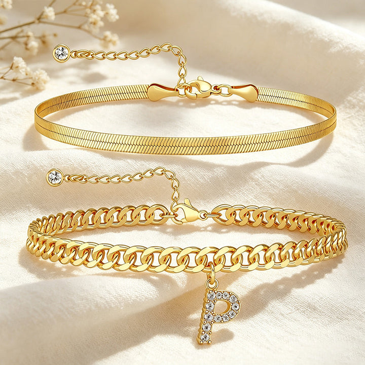 Double-layer Initial Anklet